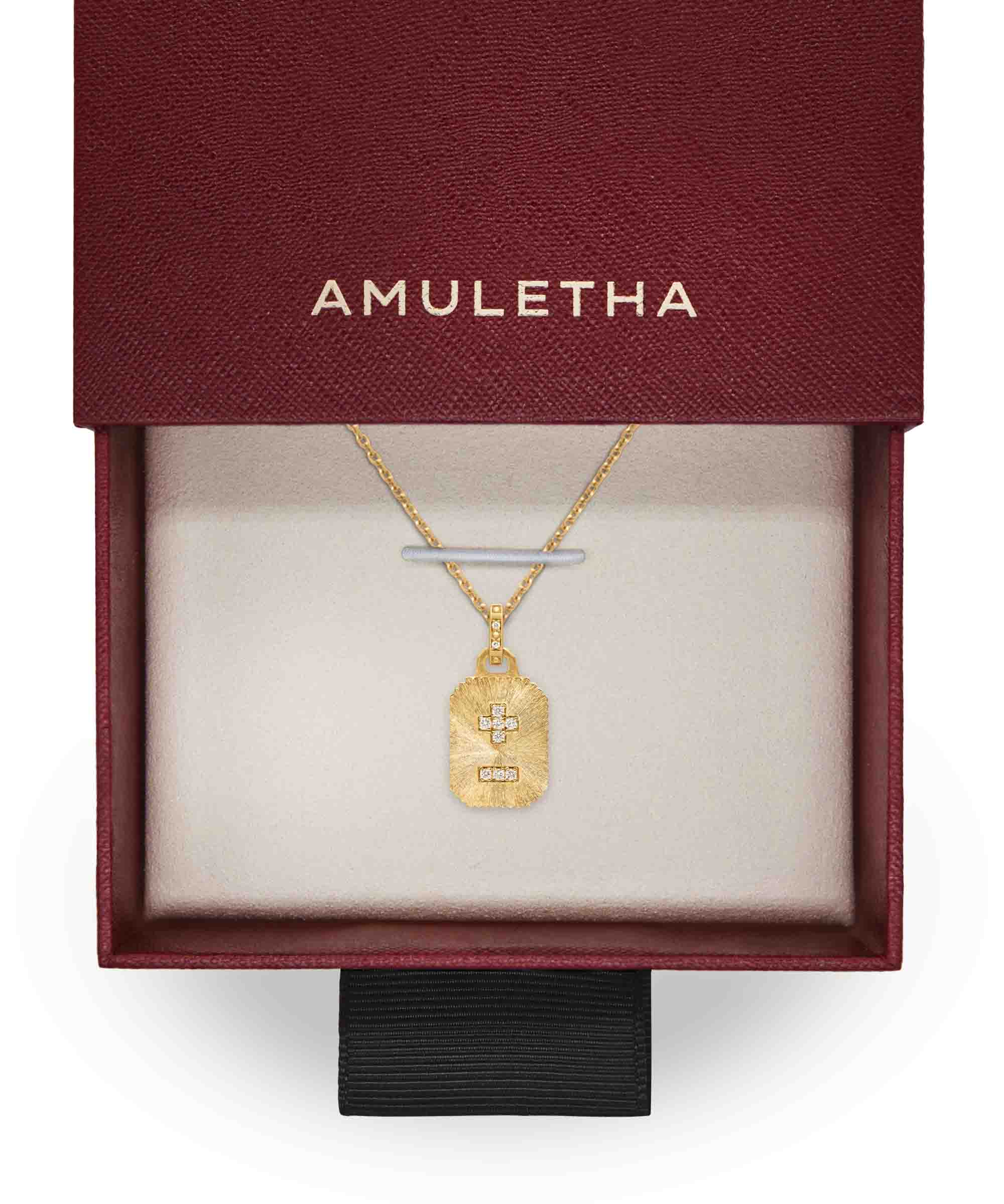 "Qu'Hier Que Demain" Amulet Necklace