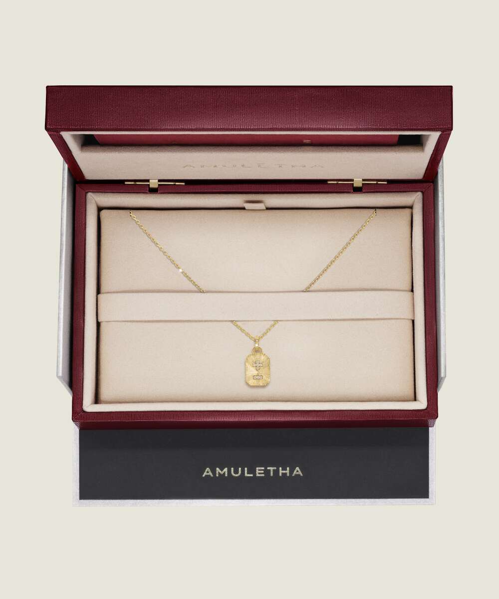 Solid Gold Amulet Box