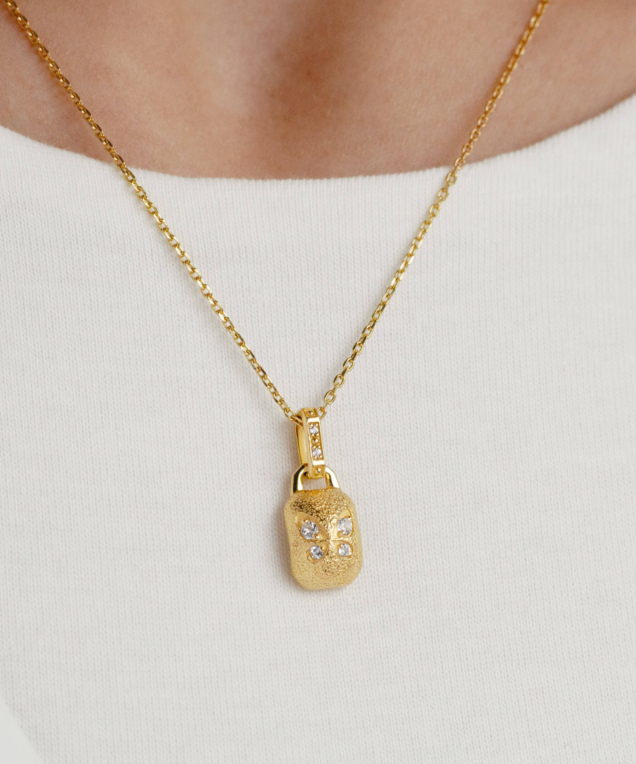 Rebirth Butterfly Amulet Necklace