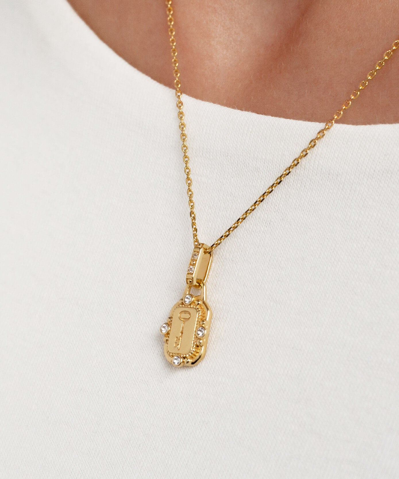 Opportunities Key Amulet Necklace