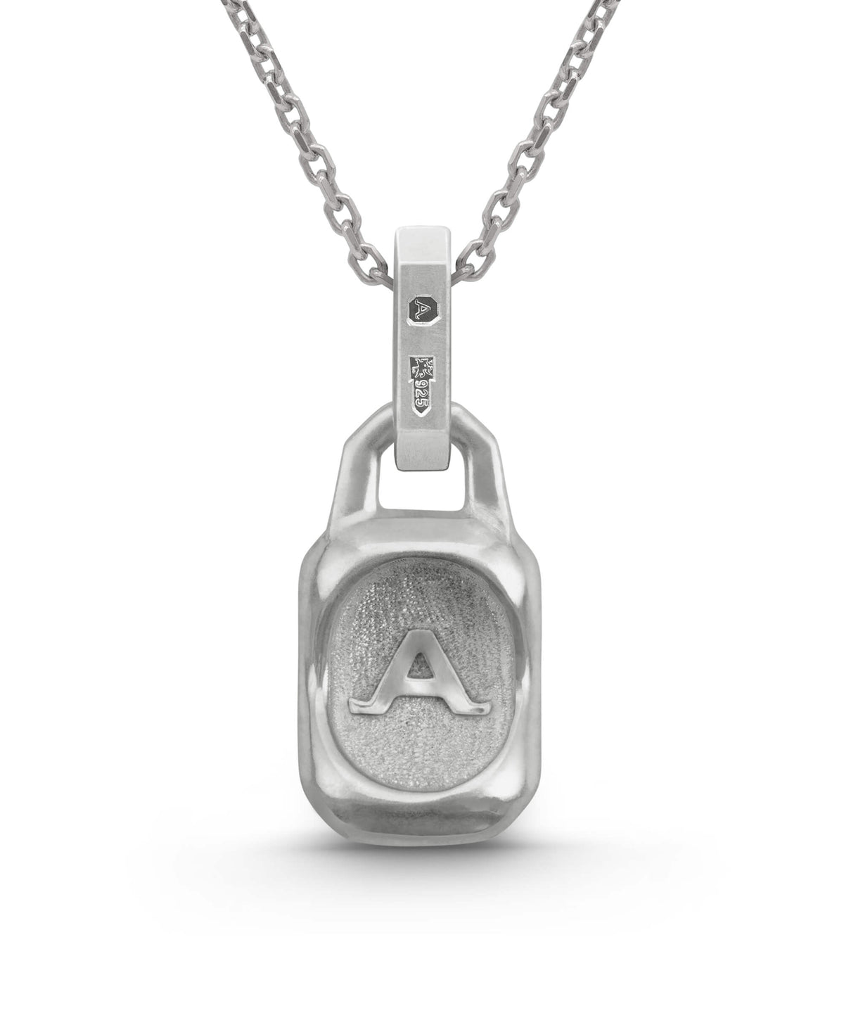 AMULETHA symbolic luxury jewelry gifting - Constellation Amulet - sterling silver with diamonds - back