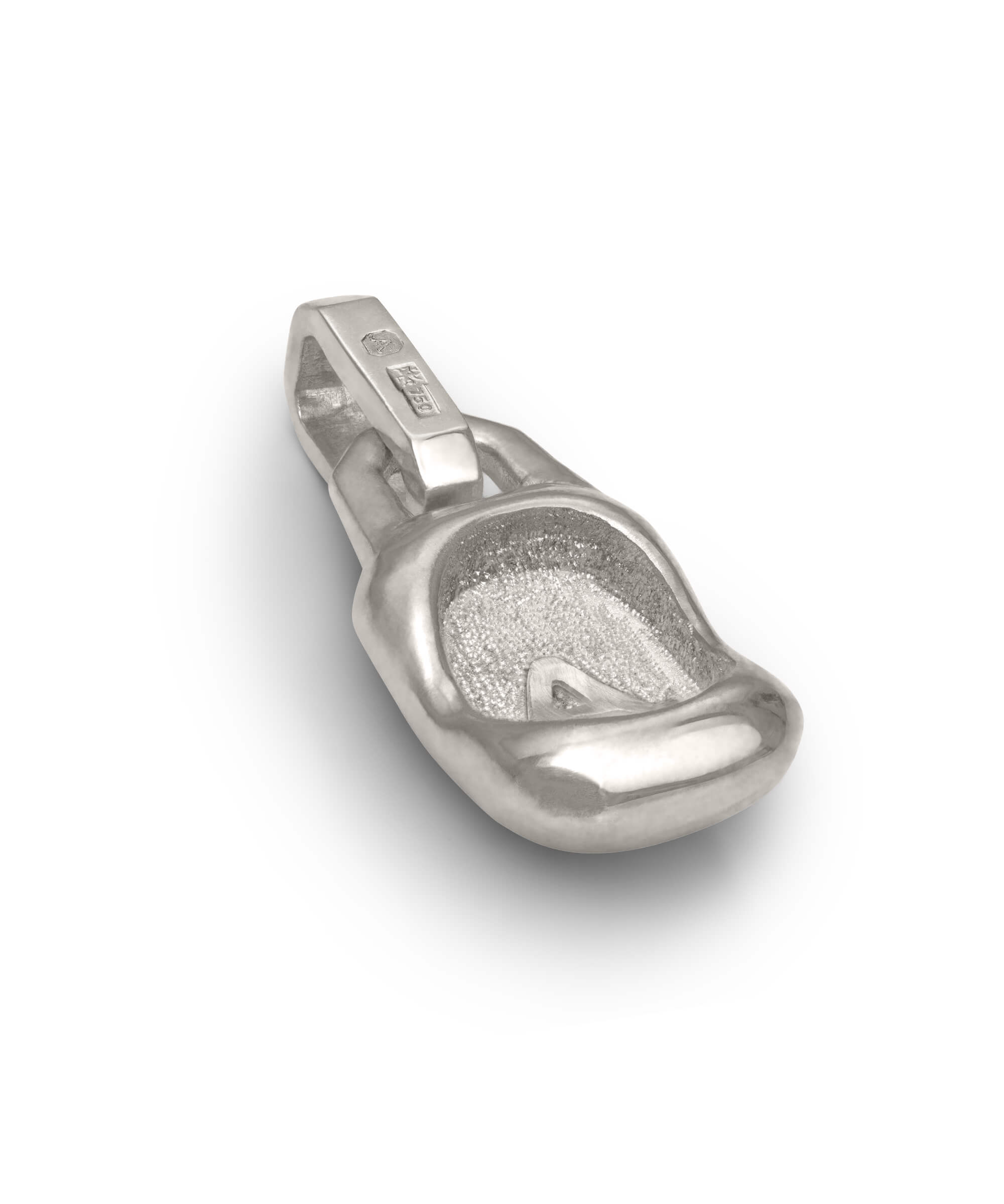 AMULETHA symbolic luxury jewelry gifting - Constellation Amulet - white gold with diamonds - side back