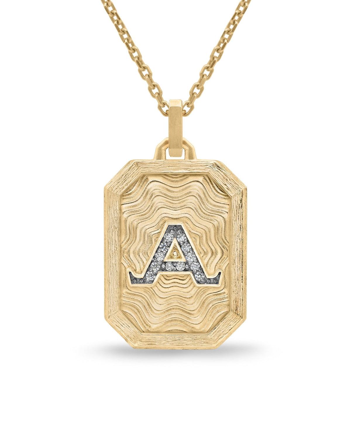 AMULETHA symbolic luxury jewelry gifting - Win the day Amulet - yellow gold with diamonds - front
