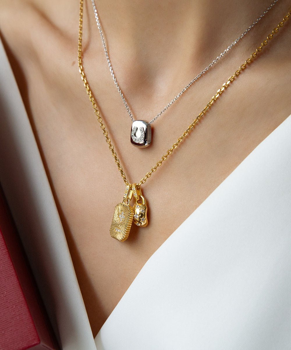 Good Fortune Horseshoe Amulet Necklace